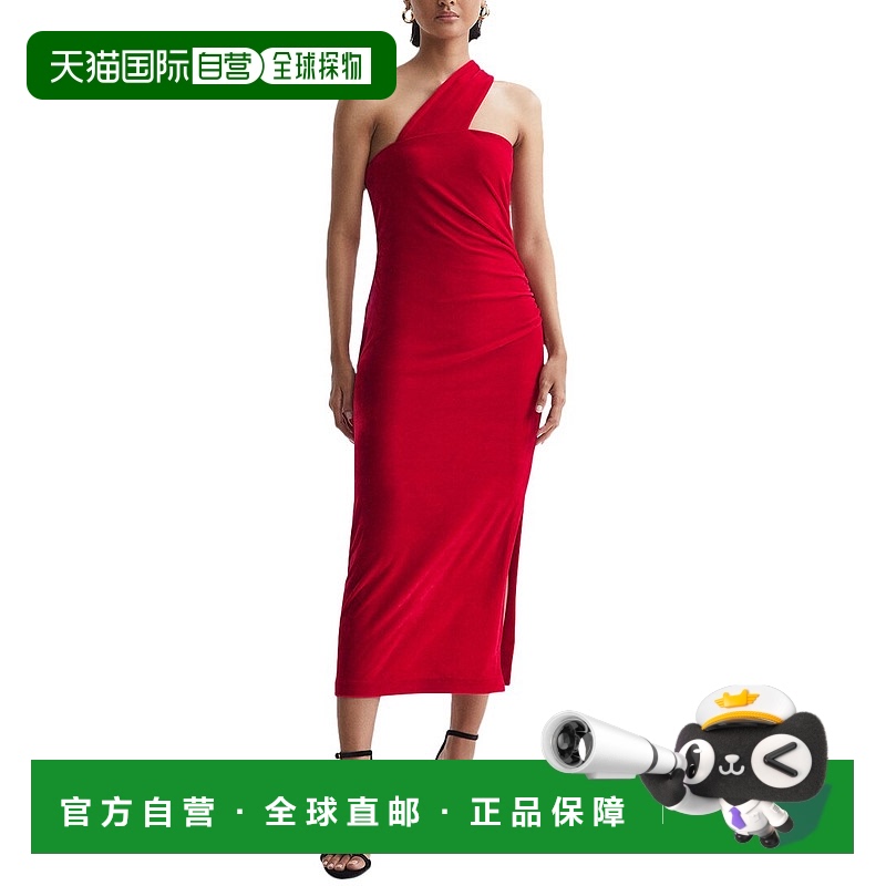 自营 Reiss Abbey 连衣裙 - 红色 美国奥莱直发