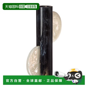 自营Jonathan Adler Mustique Cylinder Vase - black 美国奥莱直