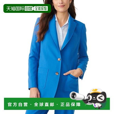 自营 J.McLaughlin Mercia Blazer - Blue 奥莱直发美国长袖外套