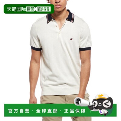 自营Brooks Brothers Contrast Polo Shirt - white 美国奥莱直发