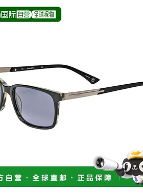 自营 Hackett男式54毫米绿色太阳镜-黑色 美国奥莱直发