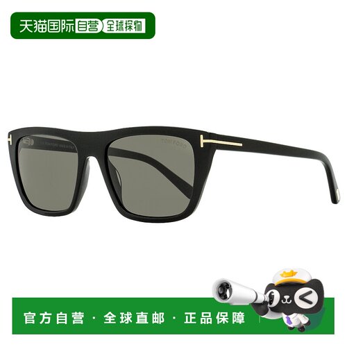自营 Tom Ford男士阿斯兰太阳镜TF1175 01A黑色56mm-01A 美国奥莱