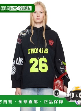 1h可退 香港直邮潮奢 Marine Serre 女士 黑色 Regenerated Graph