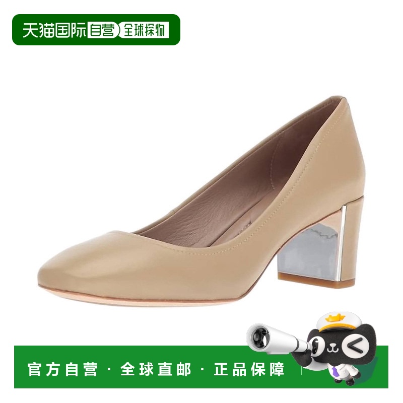 自营 donald plinerWomen's Corin2 Block Heels In Almond - alm