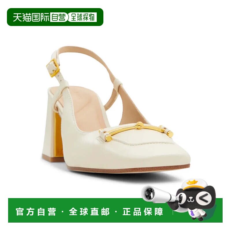 自营Ted Baker 女士 Mia Icon 皮革露跟高跟鞋,白色 - 白色 美国