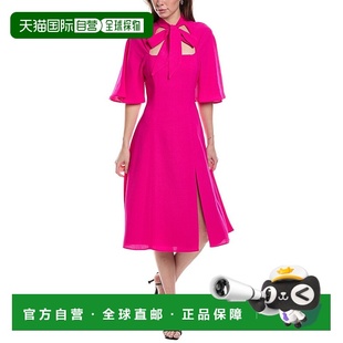 自营black halo黑色 Halo Coralia A 字连衣裙 - 粉色 美国奥莱直