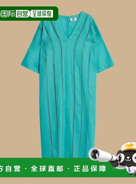 自营 marina rinaldiGOLENA-浅蓝色 美国奥莱直发连衣裙