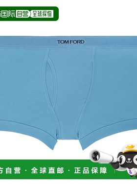 1h可退 香港直邮潮奢 Tom Ford 汤姆 福特 男士 蓝色 Cotton Stre