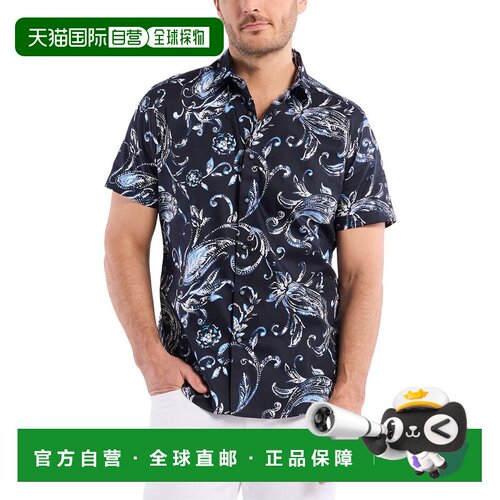 自营Robert Graham Stokes Woven Shirt - navy 美国奥莱直发