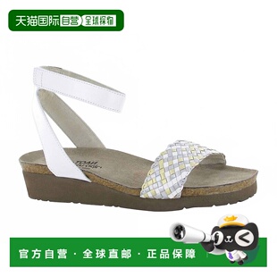 美国奥莱直发 珍珠白 自营naot女式 Abbie楔形凉鞋