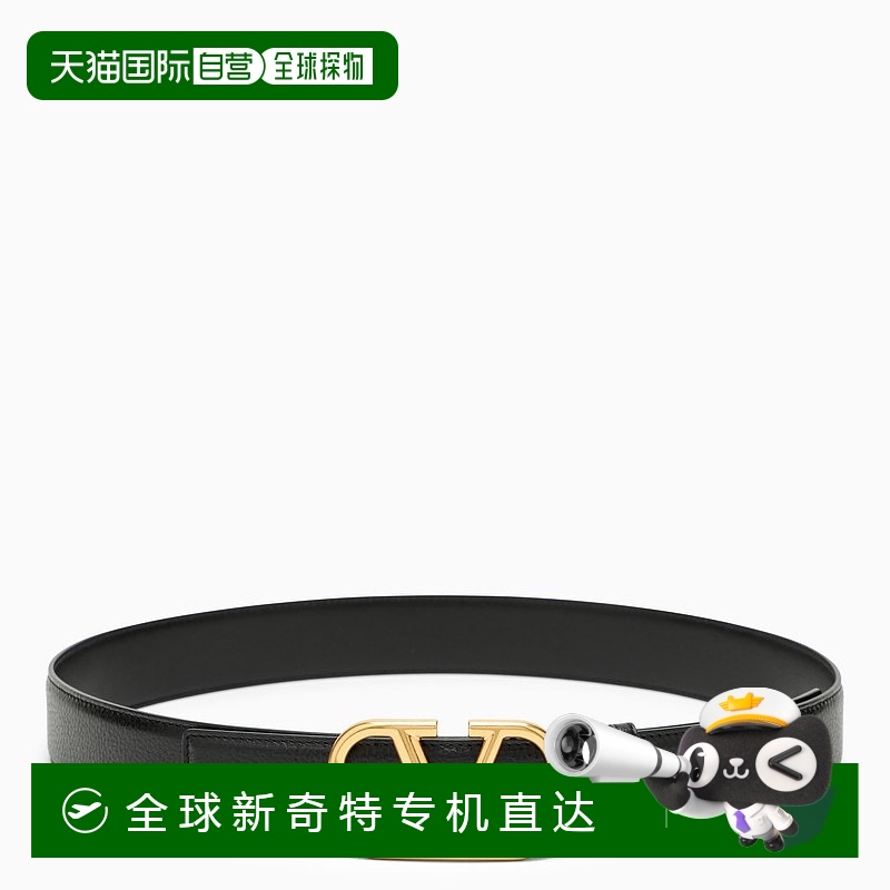1h可退 香港直邮潮奢 Valentino 华伦天奴 男士 VLOGO 皮带腰带(/