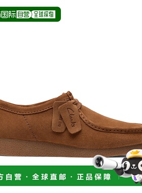 自营 Clarks Wallabeeevo穿着棕色毛衣-尾巴毛衣 美国奥莱直发