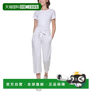 Pants Women 自营Calvin Heather Cropped Optic Drawst Klein