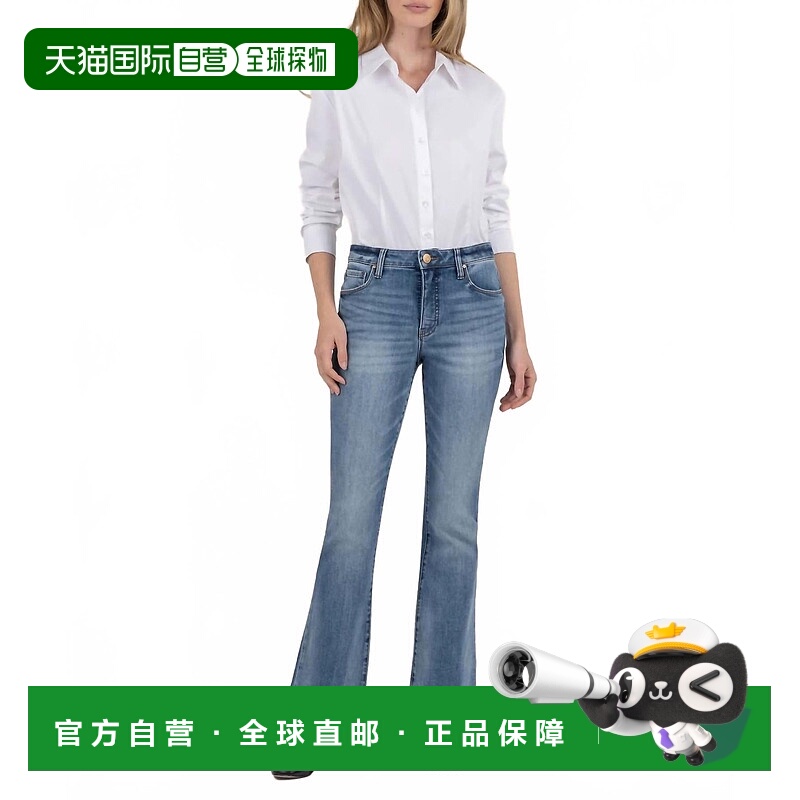 自营 kut from the klothStella High Rise Flare Released Hem J