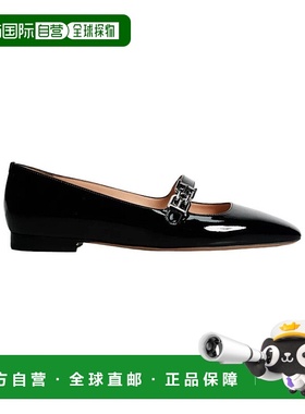 自营 Bally Elis 6303067 Women's Black Calf Patent Leather Fl