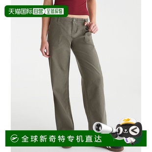 自營 美國奧萊直發(fā) 橄欖色184 Aeropostale低腰直筒褲