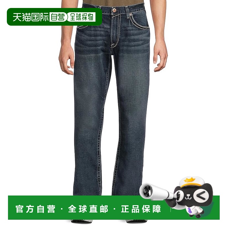 1h可退 香港直邮潮奢 ariat 男士 M5 修身小喇叭牛仔裤(Lennox)