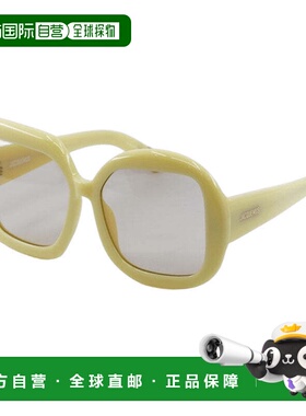 自营Jacquemus Sunglasses Square Full Rim, Shiny Black Frame