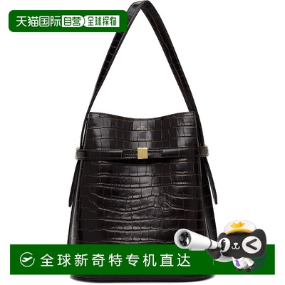1h可退 香港直邮潮奢 TOTÊME 女士 棕色 Belted Croco-Embossed B