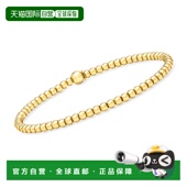 Ross Simons 3mm 自营RS Italian Gold 18kt Pure Over Sterli