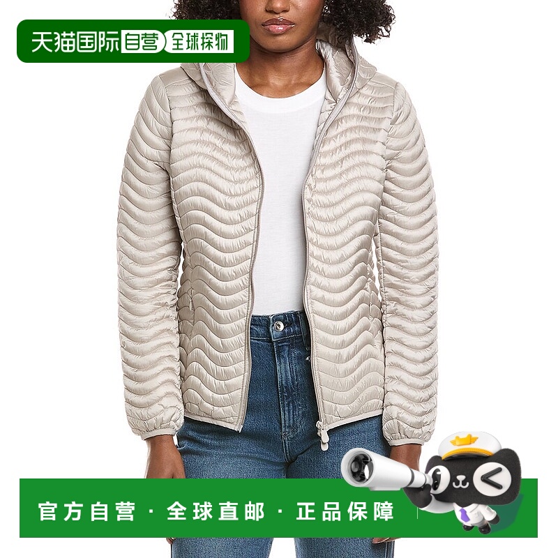 自营Save The Duck Jinnie Short Wave Quilt Jacket - tan 美国