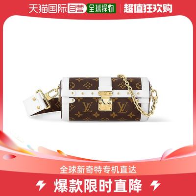 【美国直邮】louis vuitton 女士 单肩包帆布拉链牛皮路易威登