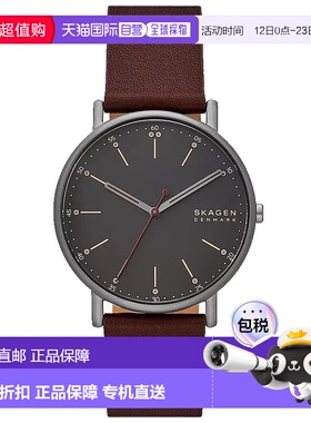 自营Skagen Men's Signatur Black Dial Watch - black 美国奥莱
