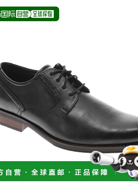 自营 Dockers男士Edgar合成革连衣裙牛津系带鞋-黑色 美国奥莱直