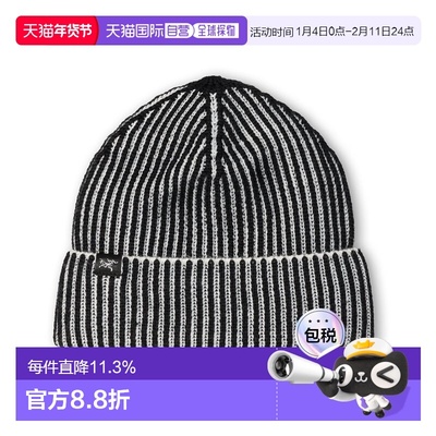 加拿大直邮始祖鸟Ribbed Toque男性冷帽保暖羊毛混纺帽