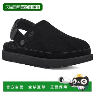 1h可退 香港直邮潮奢 Ugg 女士 Goldenstar 木底鞋 black黑色 舒