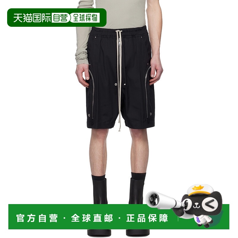 香港直邮潮奢 rick owens 瑞克 欧文斯 男士 黑色 Hollywood Heav