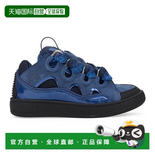 美国奥莱直发厚底板鞋 蓝色 lanvin钴硫化雪鞋 自营