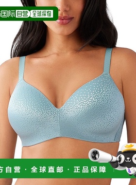 自营wacoal华歌尔背部轮廓文胸-蓝色 美国奥莱直发性感内衣背心