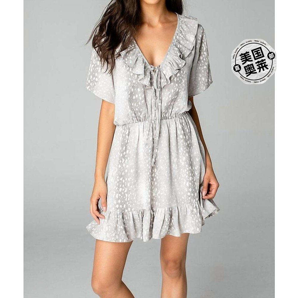 buddylovetrixy 荷叶边迷你早秋新款连衣裙 doe 【美国奥莱】直发