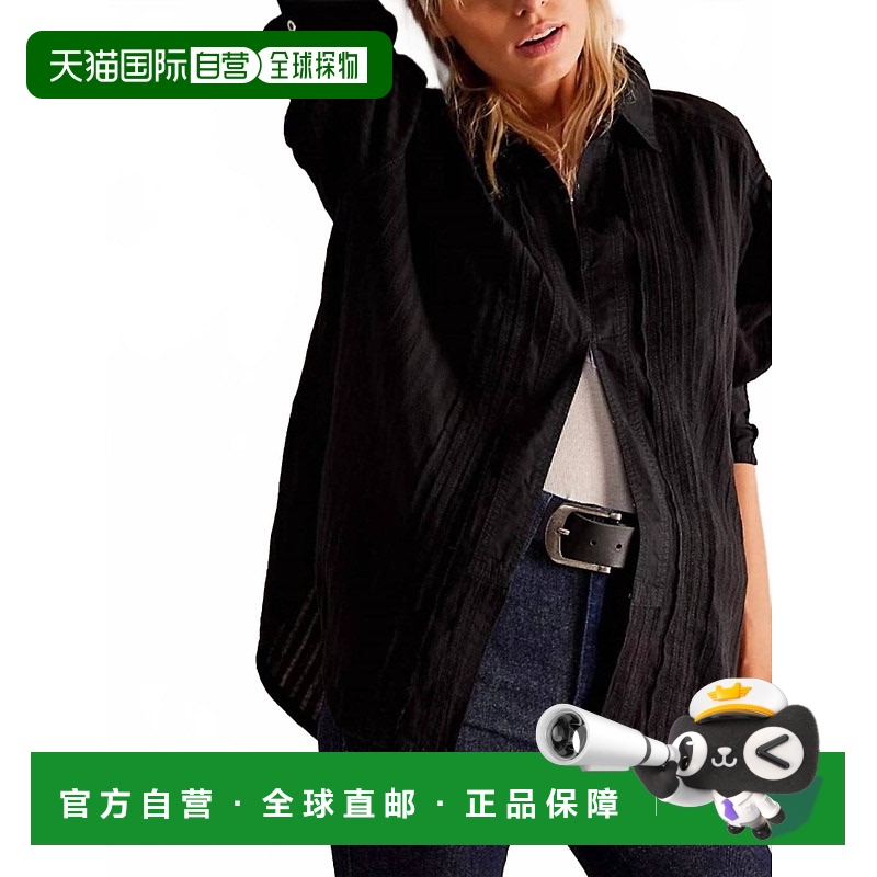 自营 free peopleTuxy Vibes衬衫黑色组合-黑色组合 美国奥莱直发