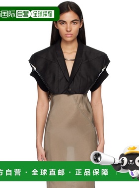 1h可退 香港直邮潮奢 rick owens 瑞克 欧文斯 女士 黑色 Micro T