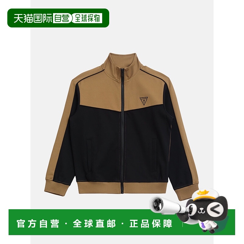 自营guessJoe Full-Zip Active Top (7-16) - khaki river 美国奥