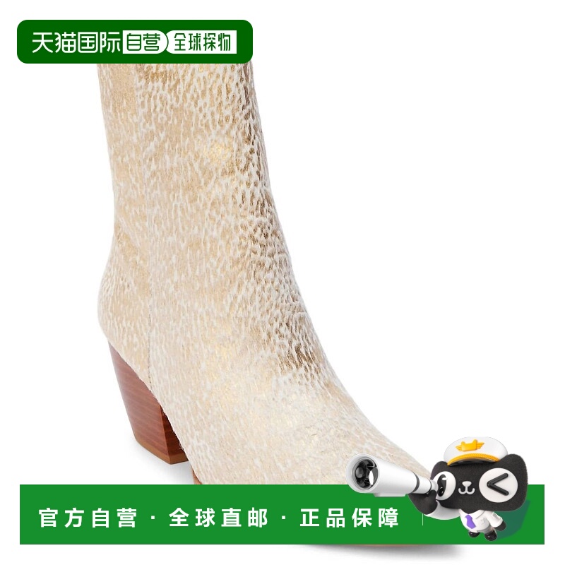 自营 matisse女士 Caty 金色飞溅踝靴 - gold splatter 美国奥莱