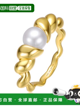 自营geneviveSterling Silver 14K Gold Plated with Freshwater