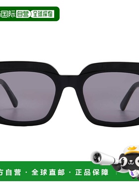 自营Longchamp Grey Square Ladies Sunglasses LO753S 001 51 -