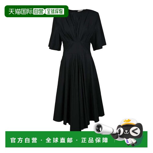 自营alexandre vauthierLong Cotton Dress - Black - black 美国