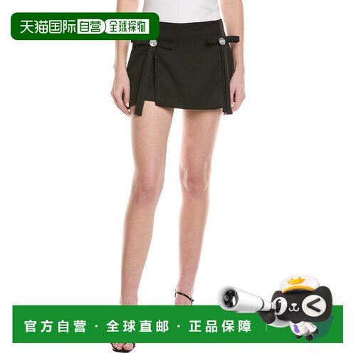 自营Avantlook Mini Skort - black 美国奥莱直发半身裙短裙a字裙