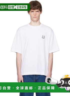 1h可退 香港直邮潮奢 MAISON KITSUNE 男士 白色 Bold Fox Head P