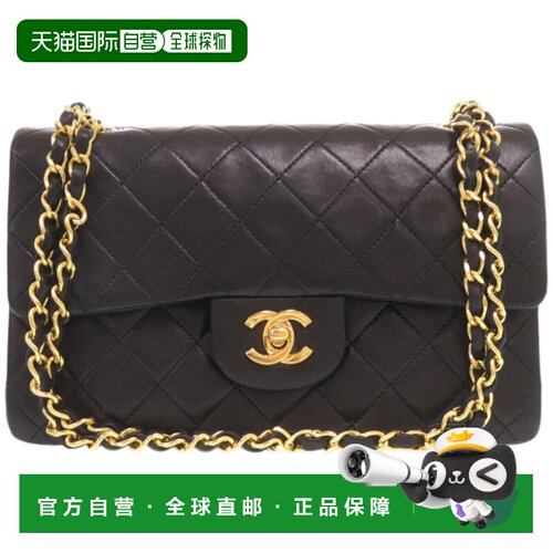 自营Chanel Leather Shoulder Bag (Pre-Owned) - black 美国奥莱