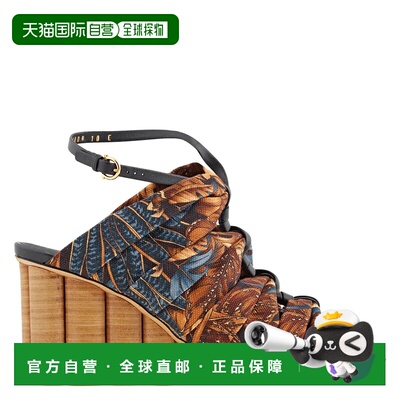 自营Salvatore Ferragamo Ladies Detailed Runway Sandal - mult