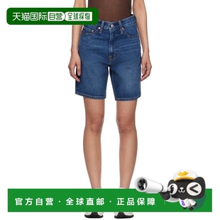 李维斯 女士 1h可退 Ribcage Levi 蓝色 Bermuda 香港直邮潮奢