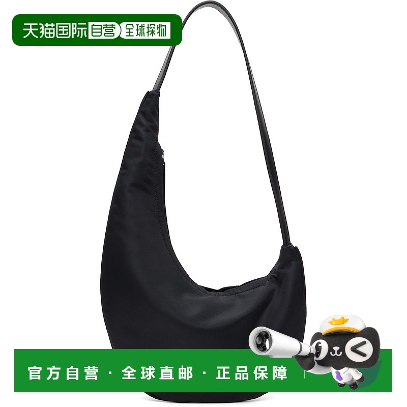 1h可退 香港直邮潮奢 Aesther Ekme 女士 黑色迷你 Lune 单肩包 0