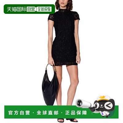 自营Walter Baker Ariana Dress - black lace 美国奥莱直发