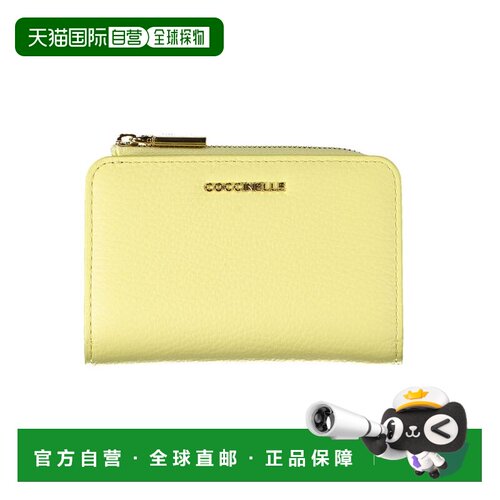 自营Coccinelle Leather Women Women's Wallet - yellow 美国奥