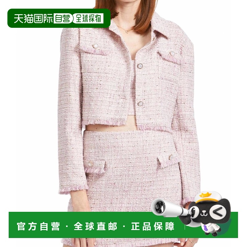 自营en saisonNoelle Tweed Jacket In Pink - pink 美国奥莱直发